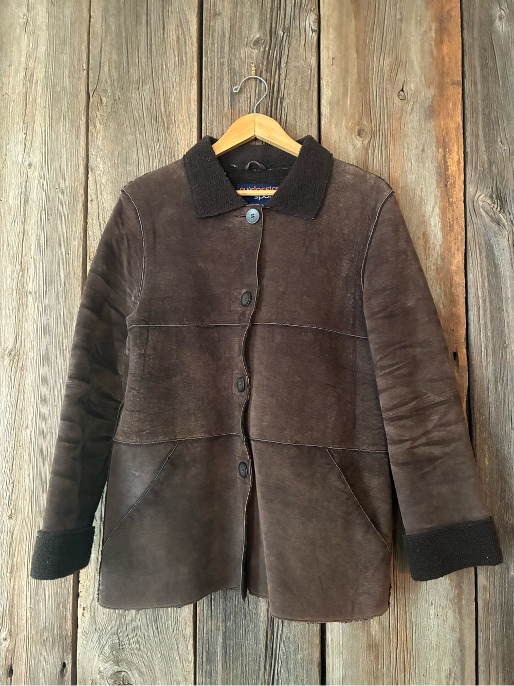 Vintage Brown Leather Jacket Men’s Small